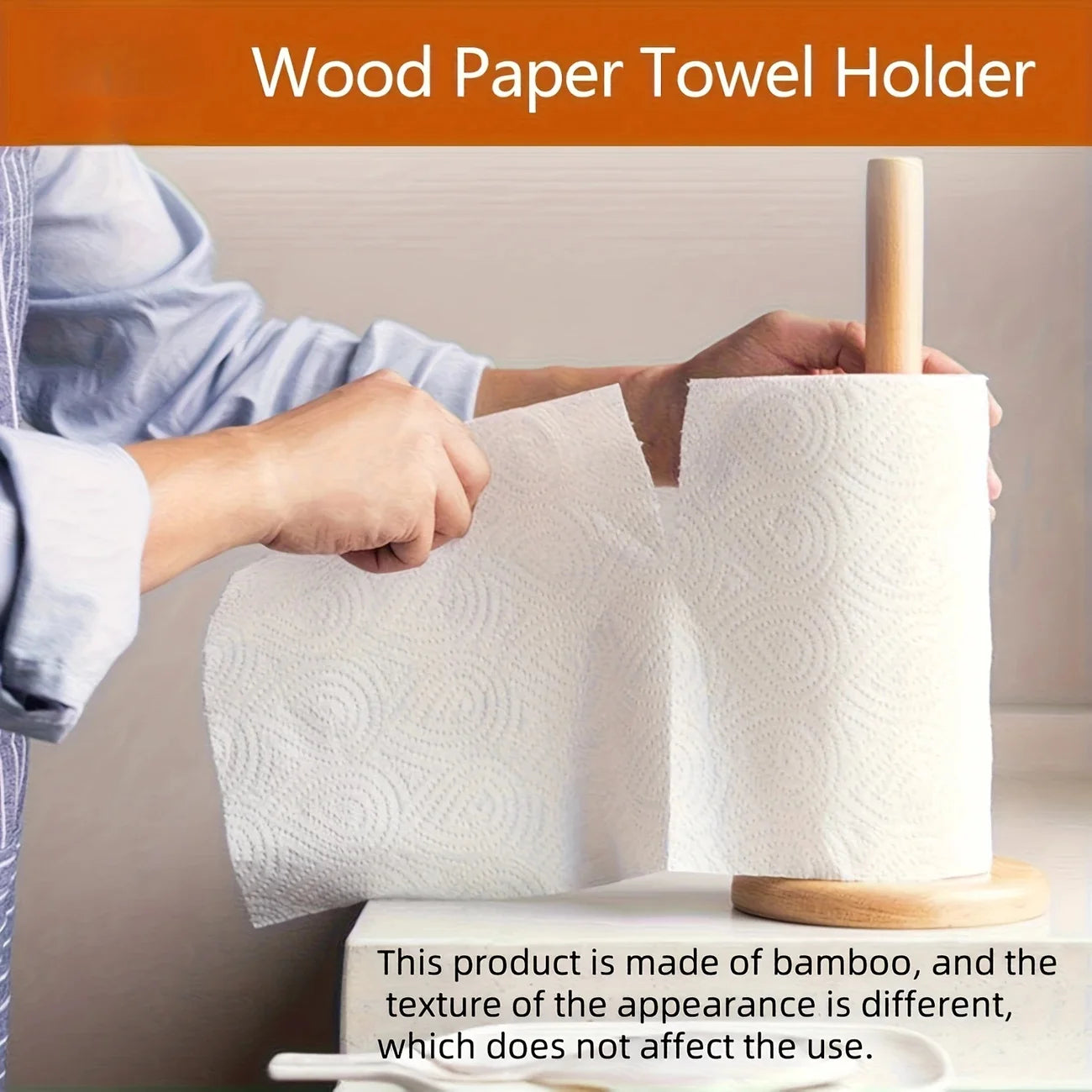 Bamboo Paper Holder