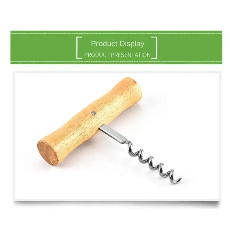 Bamboo Wine Opener  1 pcs