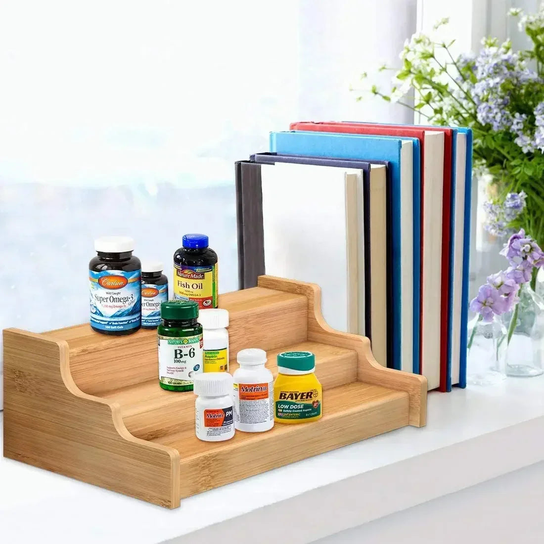 Bamboo Spice Rack