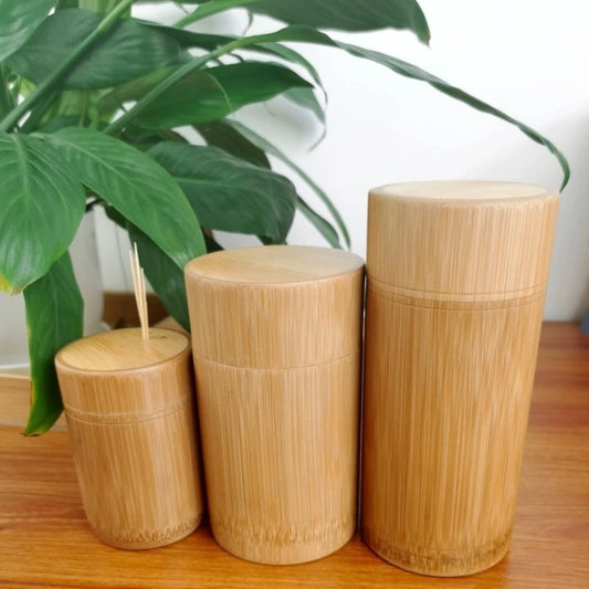 Bamboo Toothpick Holder