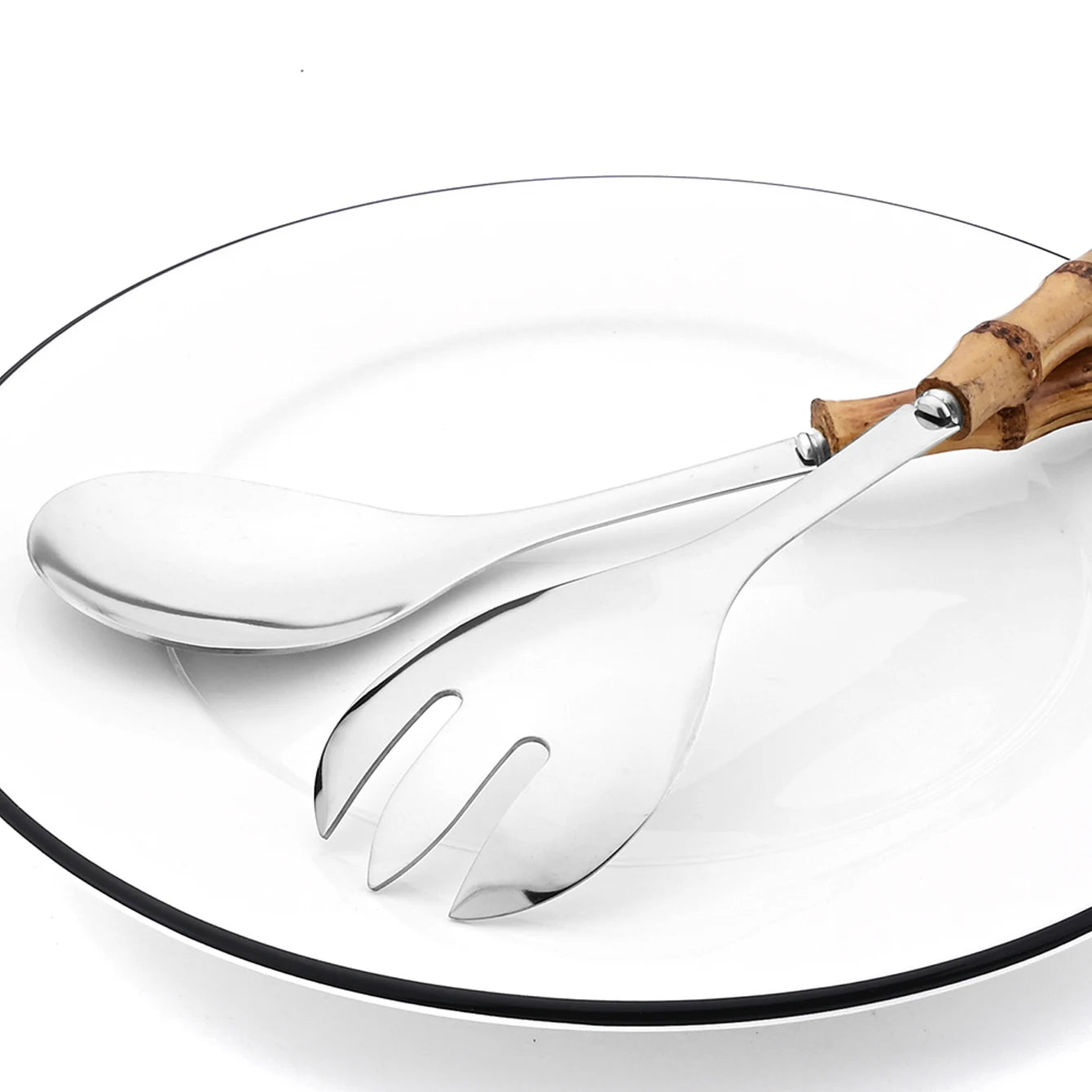 Bamboo Spoon Fork Handle Set 2/4pcs