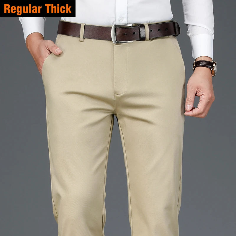 Bamboo Fiber Casual Pants Classic Style Men