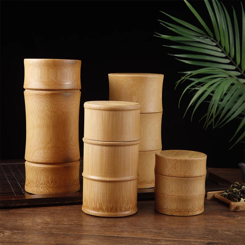 Bamboo Food Storage Box Tea Nut Spice