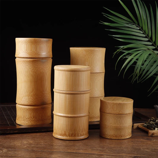 Bamboo Food Storage Box Tea Nut Spice