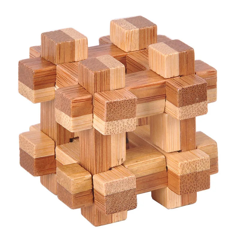 Bamboo Puzzles Game Toy For Adults Kids 11 Types