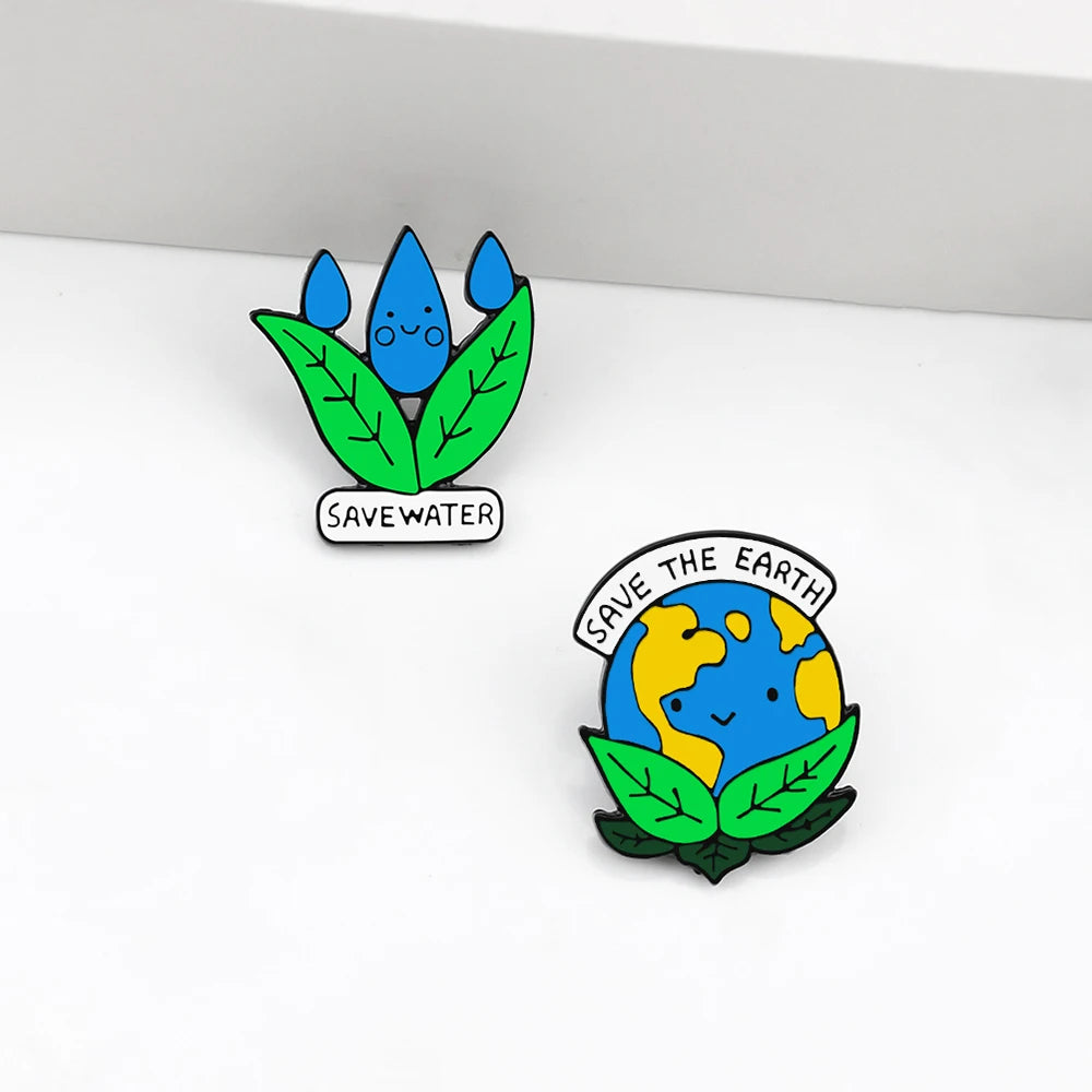 Save The Earth Pins