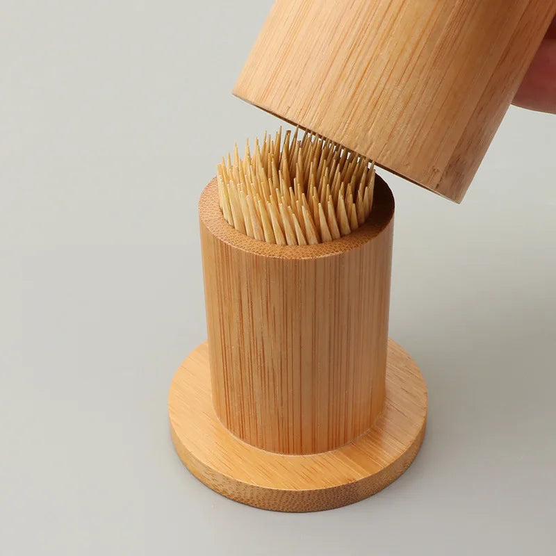 Bamboo Toothpick Holder