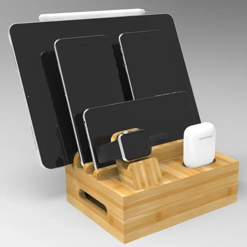 Bamboo Charging Station Dock
