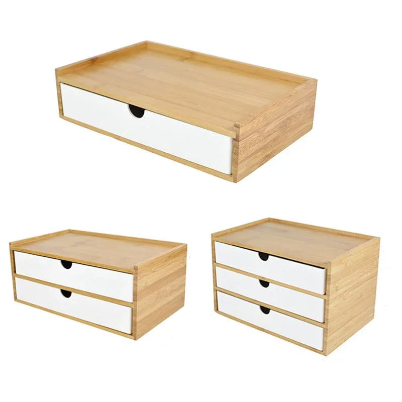 Bamboo Storage Box 1-3 layer