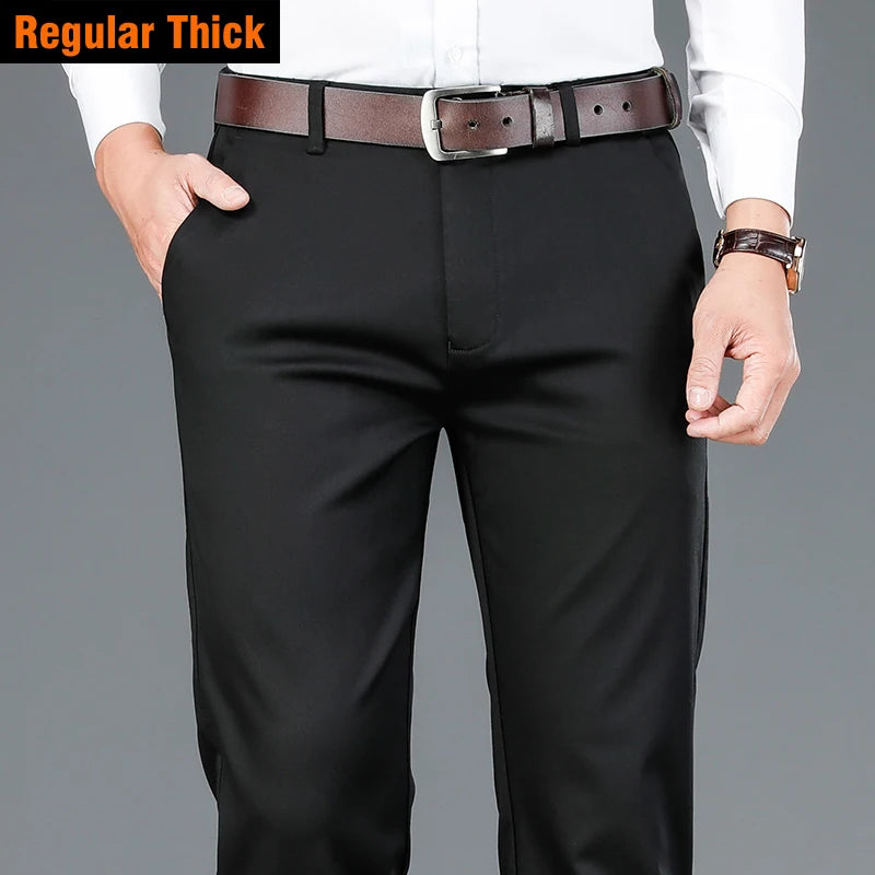 Bamboo Fiber Casual Pants Classic Style Men