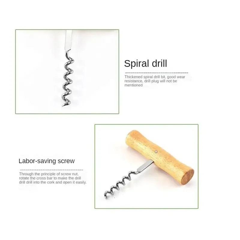 Bamboo Wine Opener  1 pcs