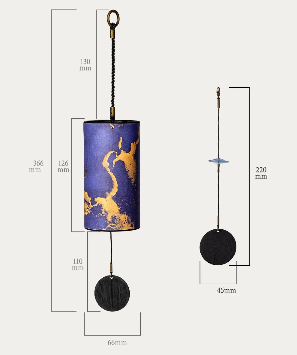 Bamboo Wind chime 9 Rods