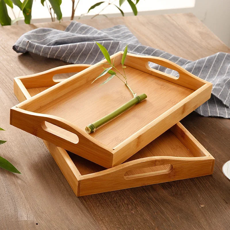 Bamboo Rectangular Tray