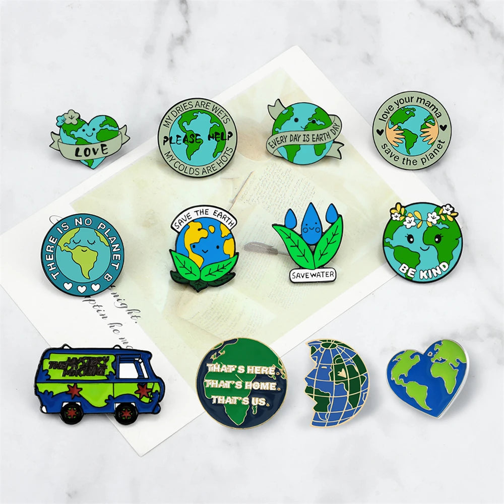 Save the Earth Pins