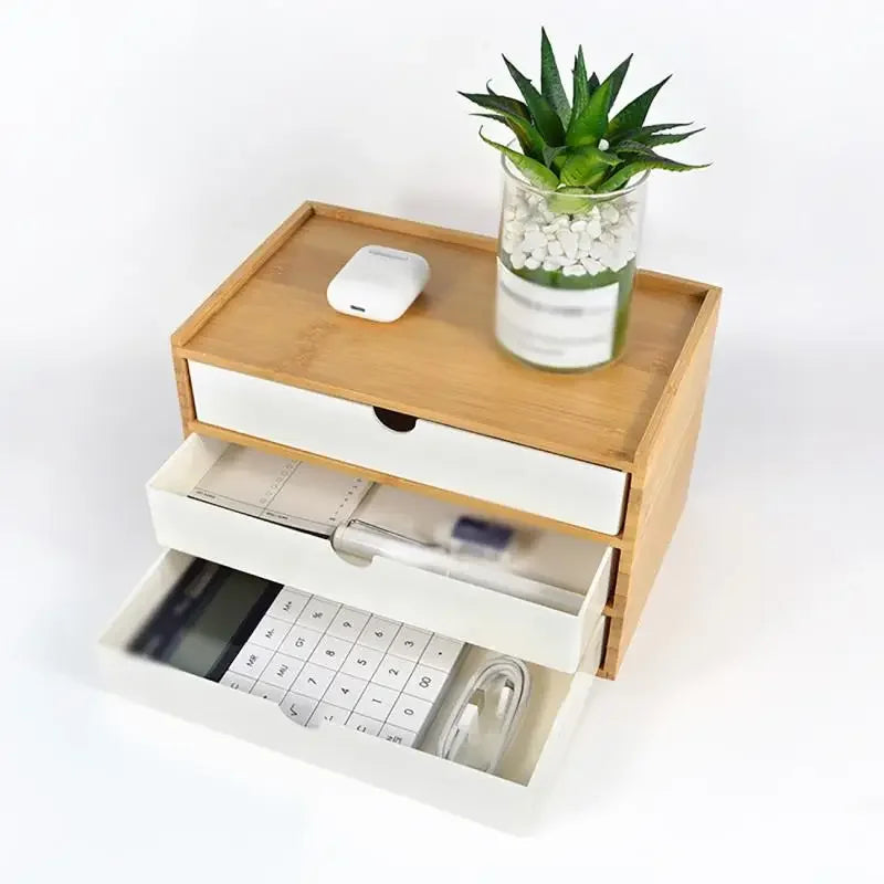 Bamboo Storage Box 1-3 layer