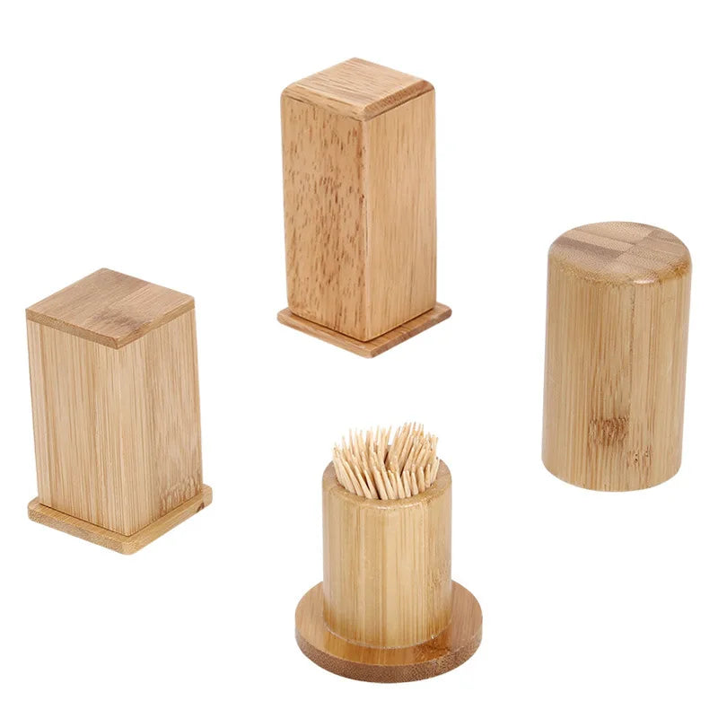 Bamboo Toothpick Holder