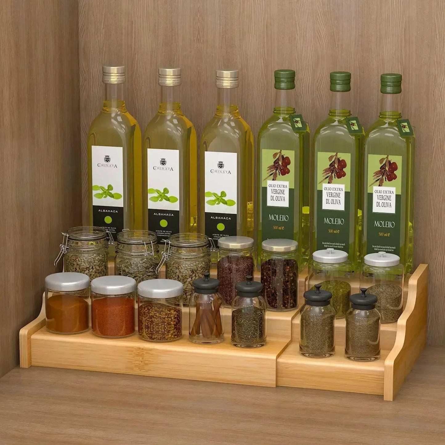 Bamboo Spice Rack