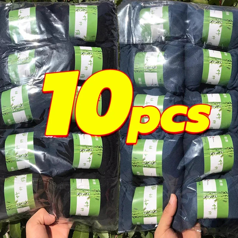 Bamboo Men Fiber Socks 10pcs
