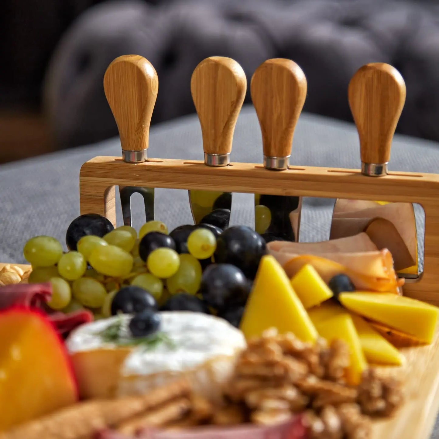 Bamboo Cheese Board Serving Tray