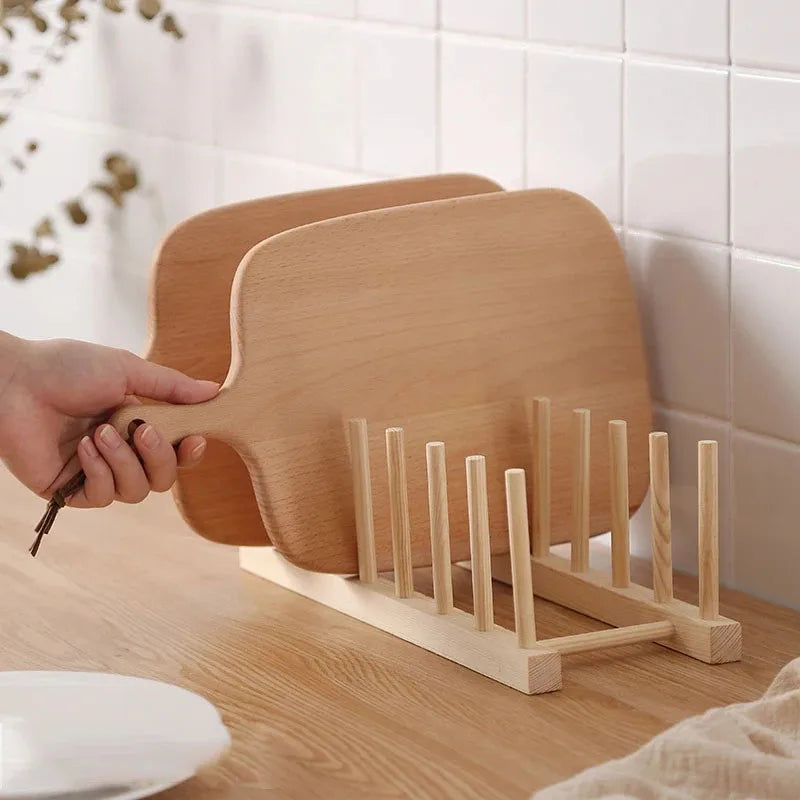 Wooden Stand Rack Kitchen