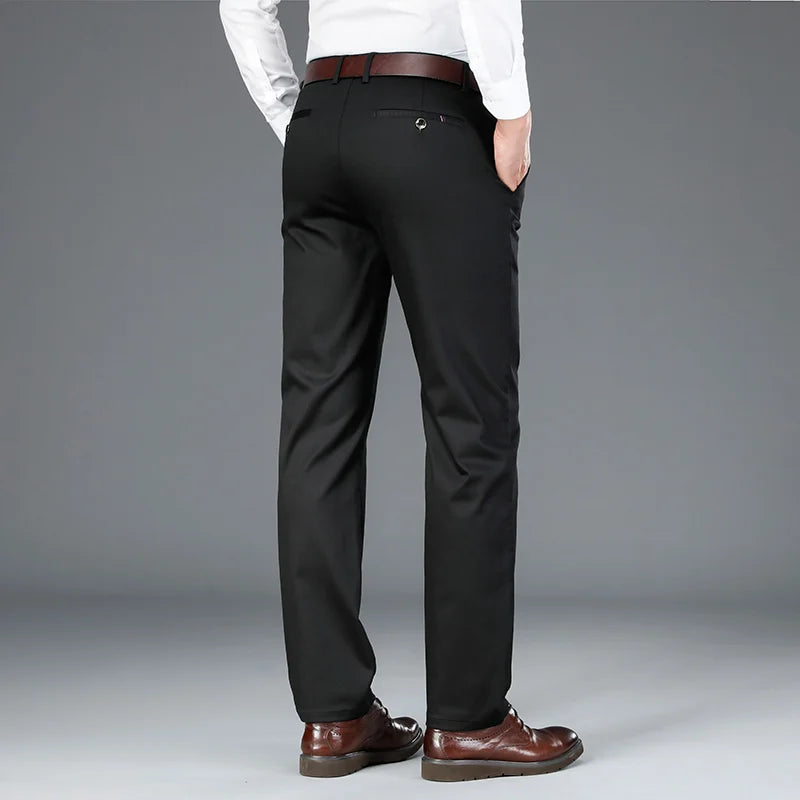 Bamboo Fiber Casual Pants Classic Style Men