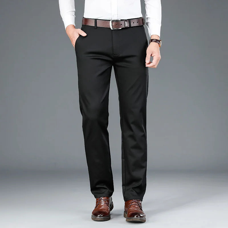 Bamboo Fiber Casual Pants Classic Style Men