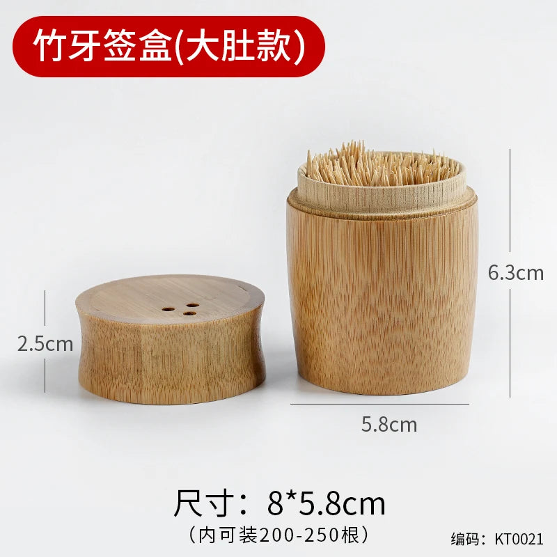 Bamboo Toothpick Holder
