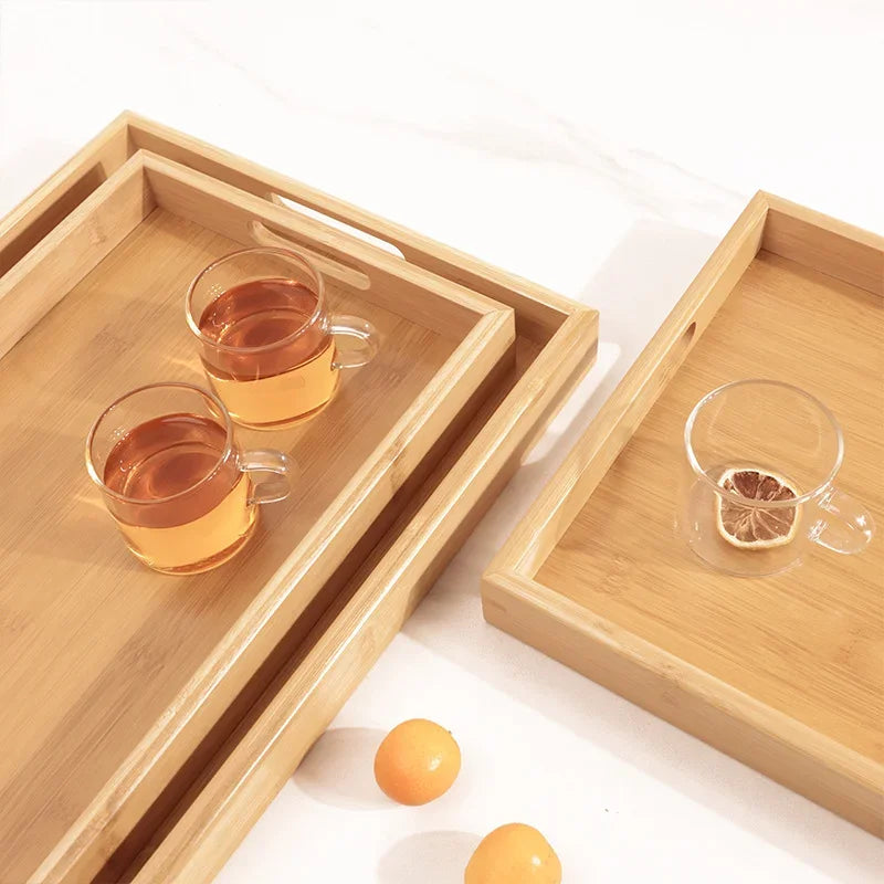 Bamboo Rectangular Tray