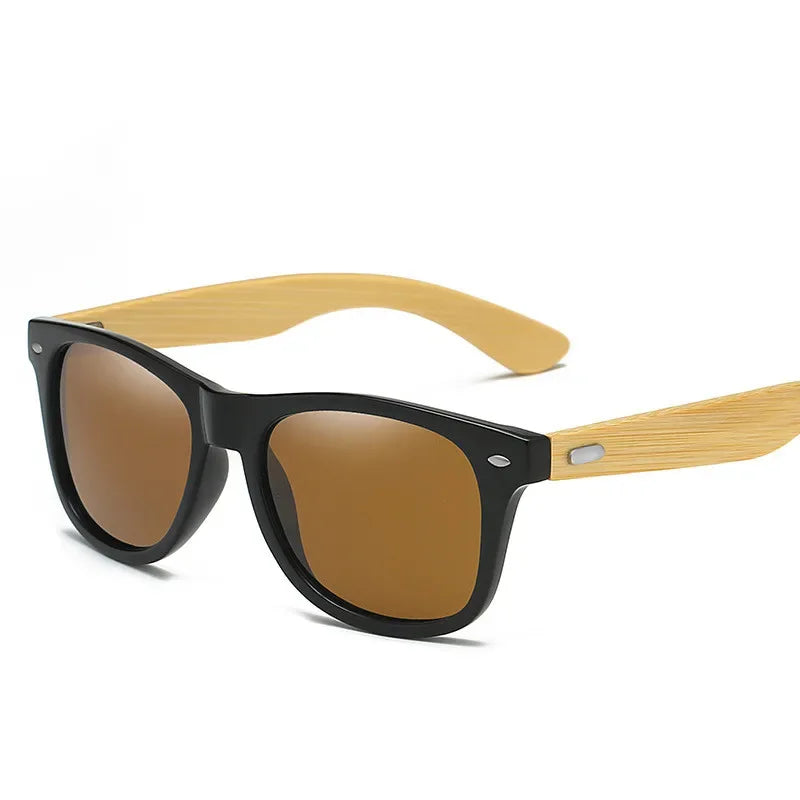 Bamboo Sunglasses Men Women Classic UV400 Non-Polarized