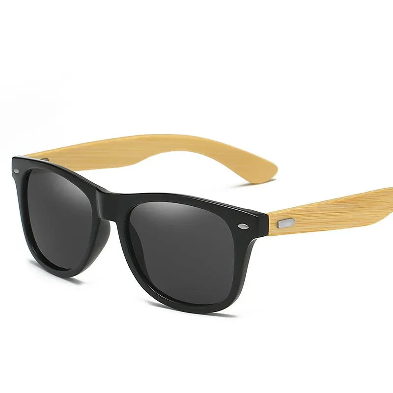 Bamboo Sunglasses Men Women Classic UV400 Non-Polarized