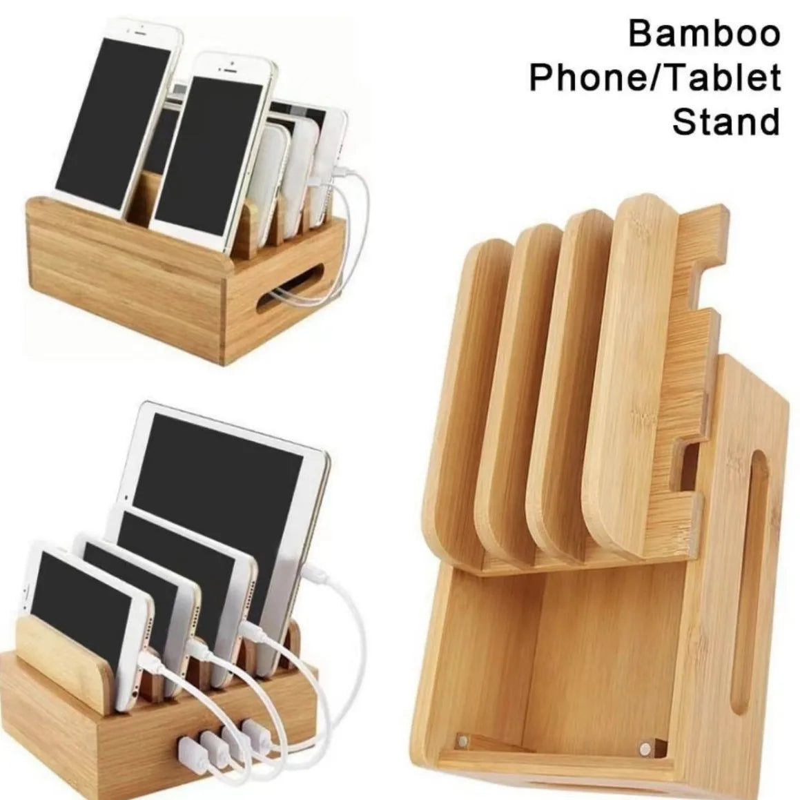Bamboo Charging Dock