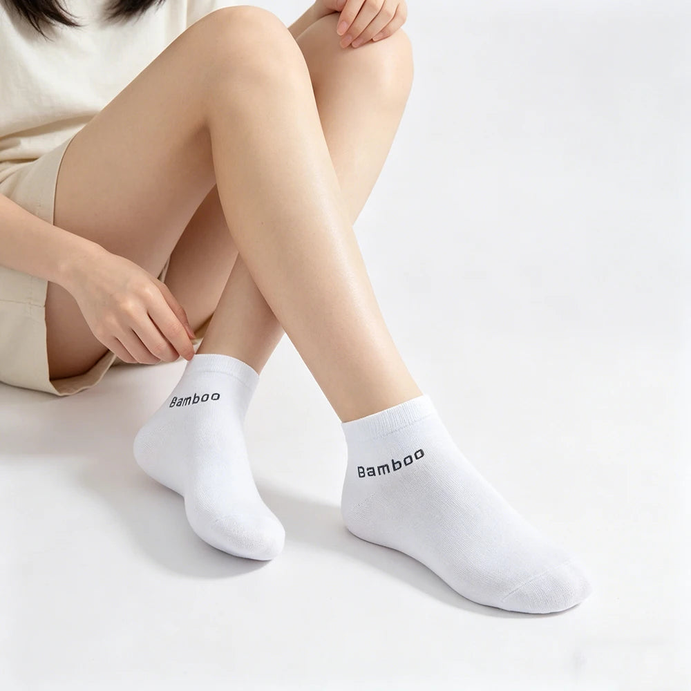 Bamboo Fiber Women Socks 5 Pairs  one size 35-40