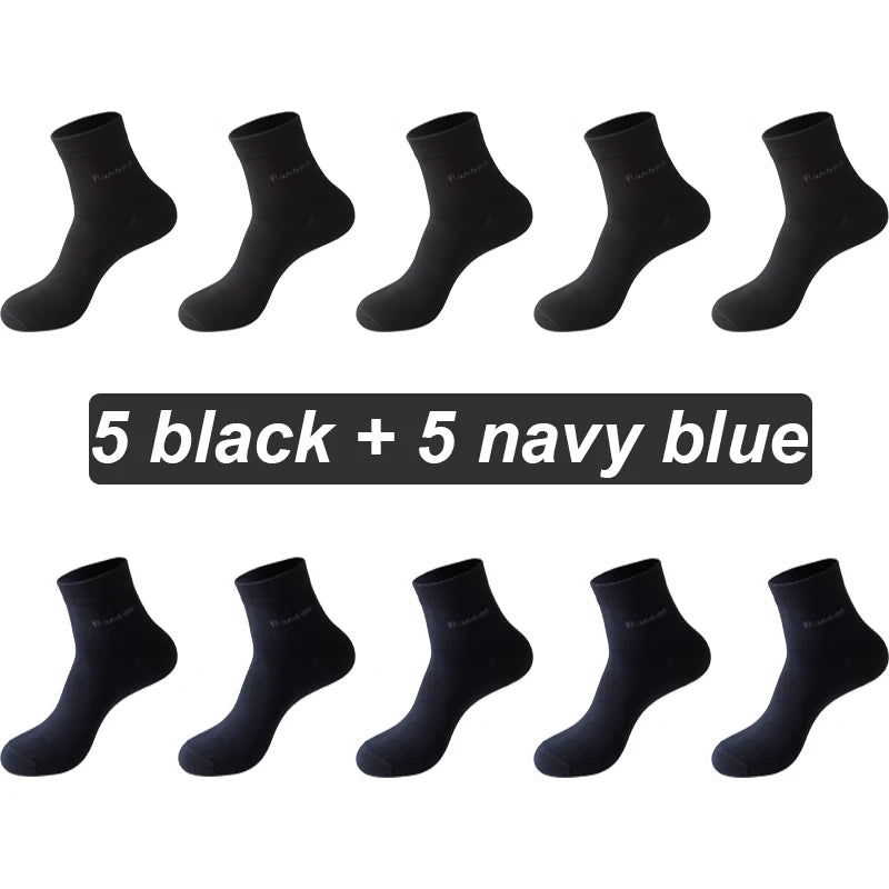Bamboo Fiber Socks Men 10 pairs