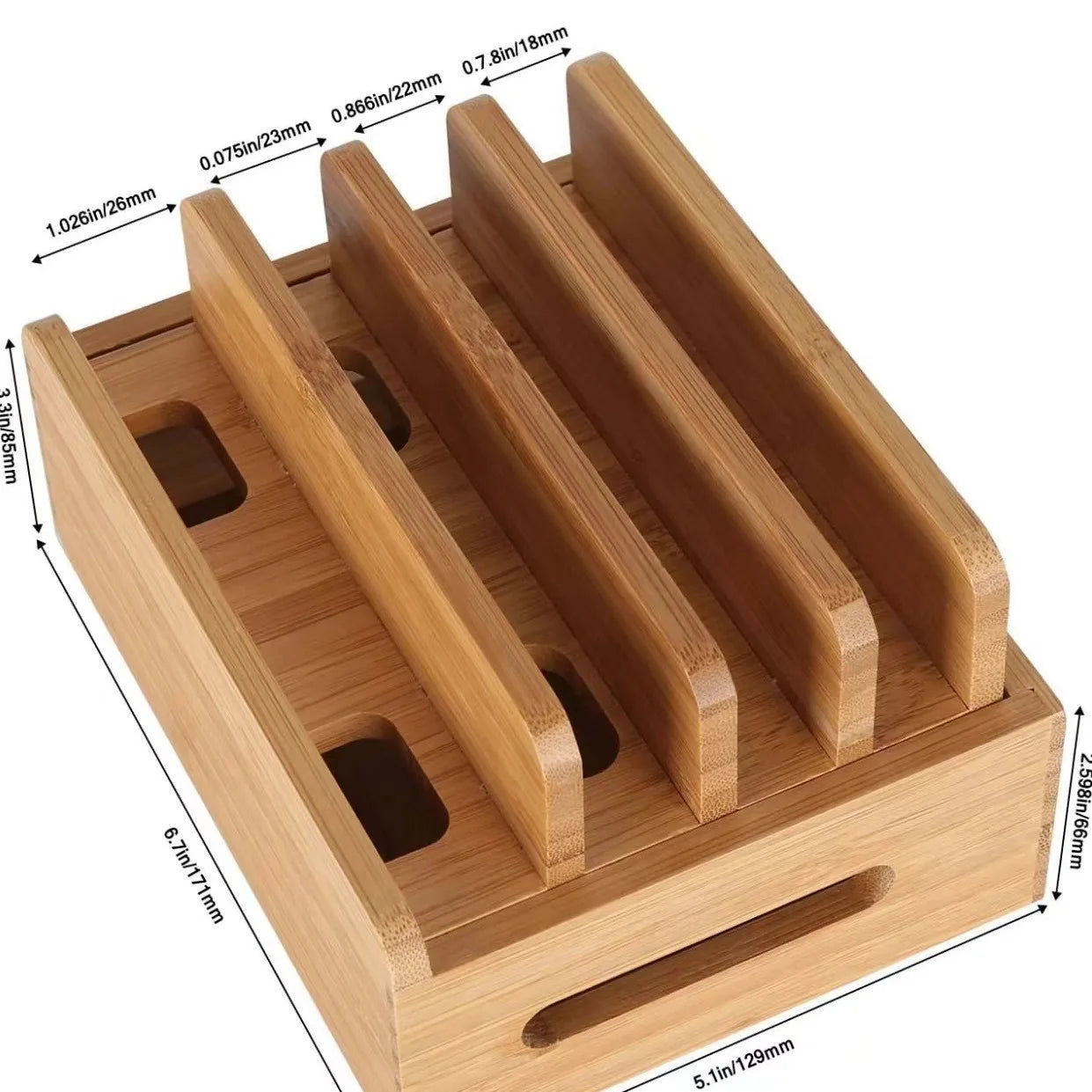 Bamboo Charging Dock