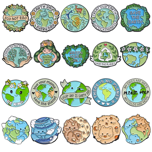 Save The Earth Pins