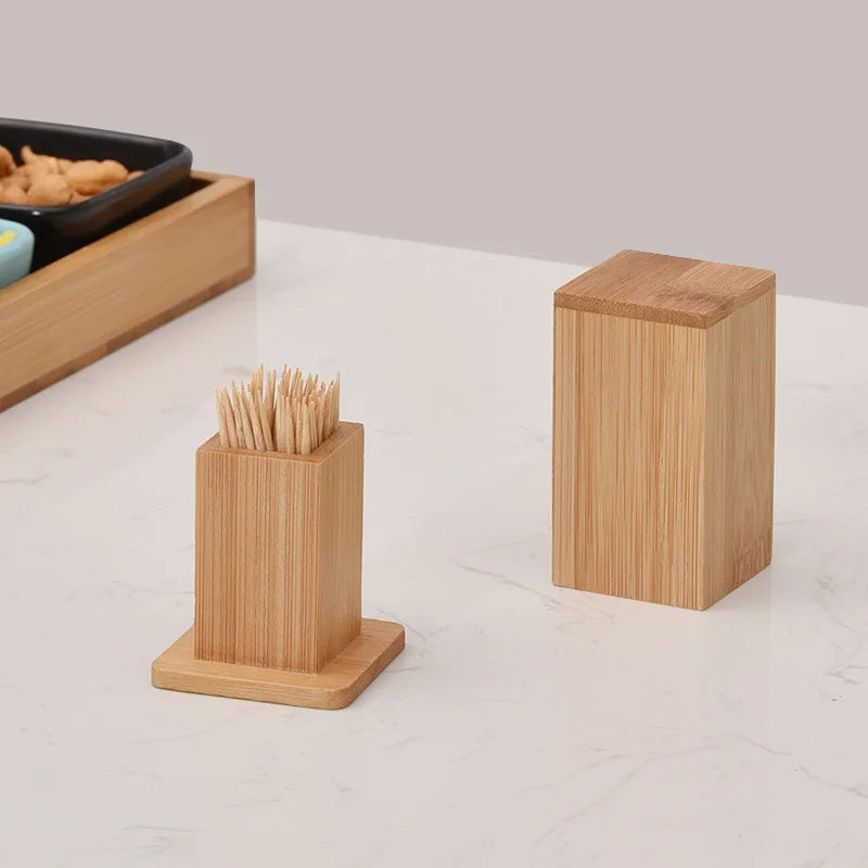 Bamboo Toothpick Holder 1 pc