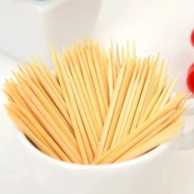 Bamboo Toothpicks Double Headed 500x