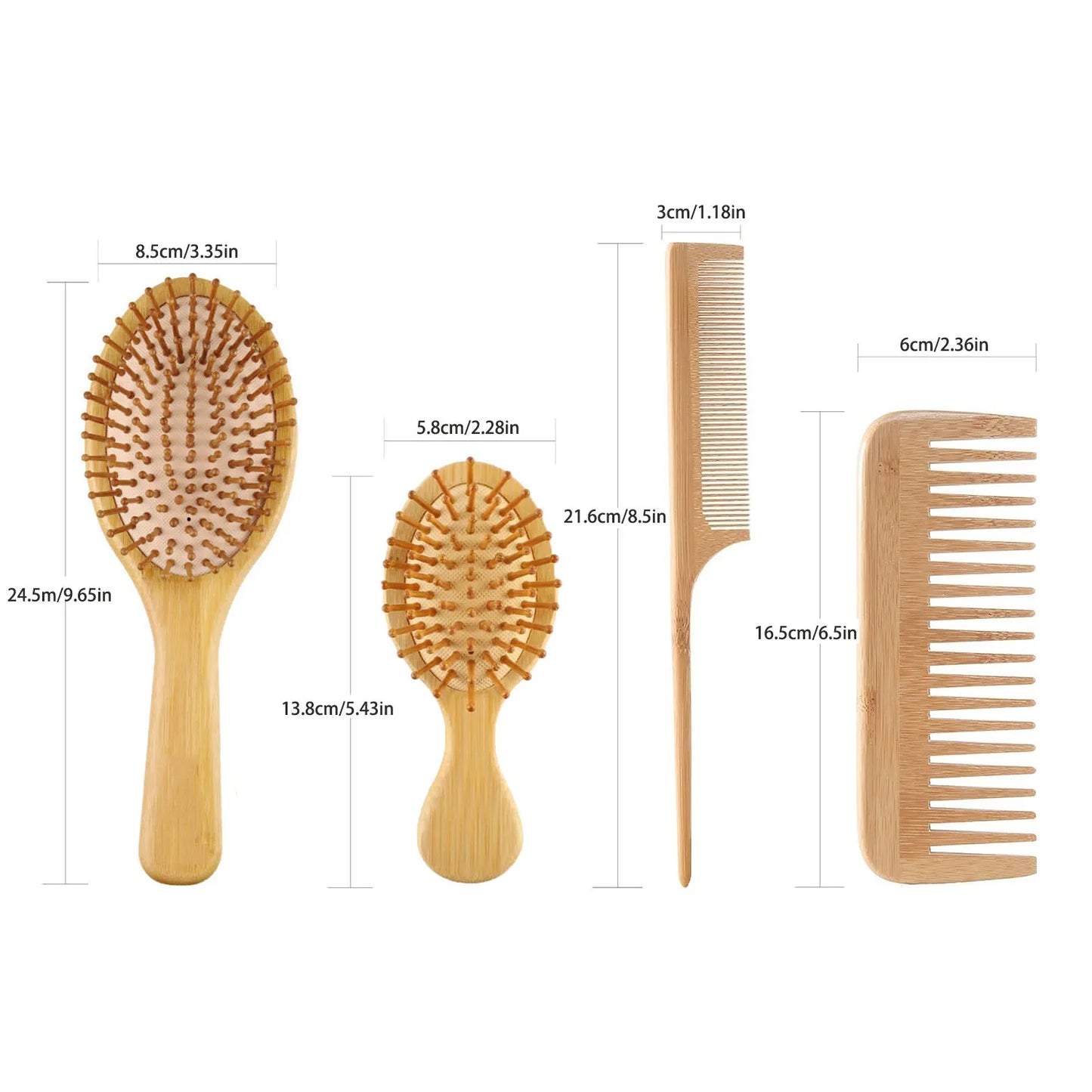 Bamboo Comb Set