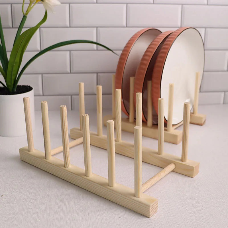 Wooden Stand Rack Kitchen