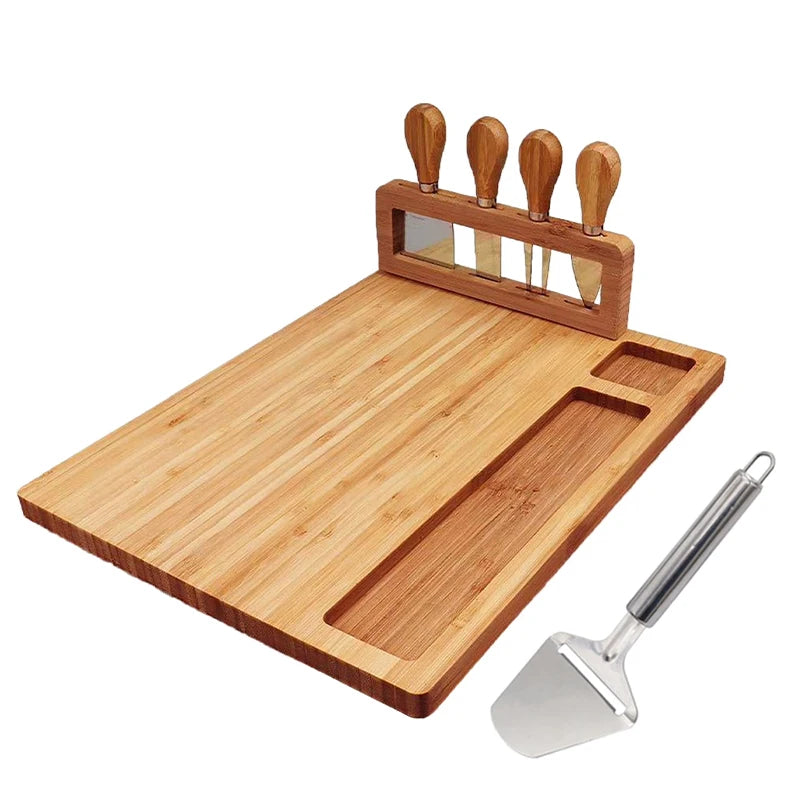 Bamboo Cheese Board Serving Tray