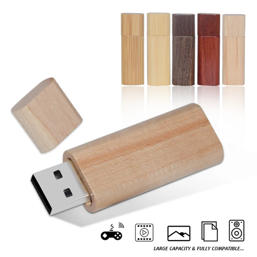 Bamboo Wooden USB Flash Drive 4GB 8GB 16GB 32GB 64GB 128GB