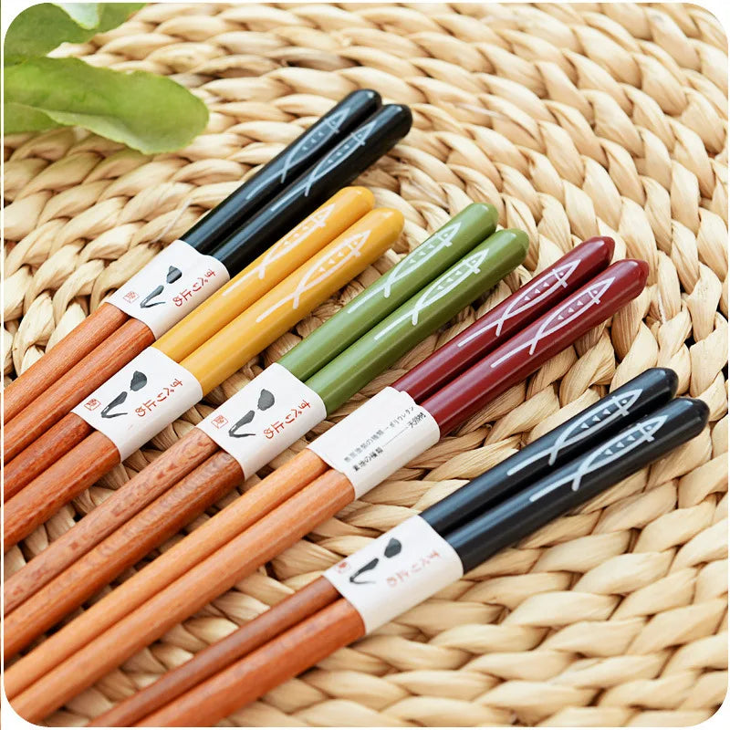 Bamboo Chopsticks 5 pair set