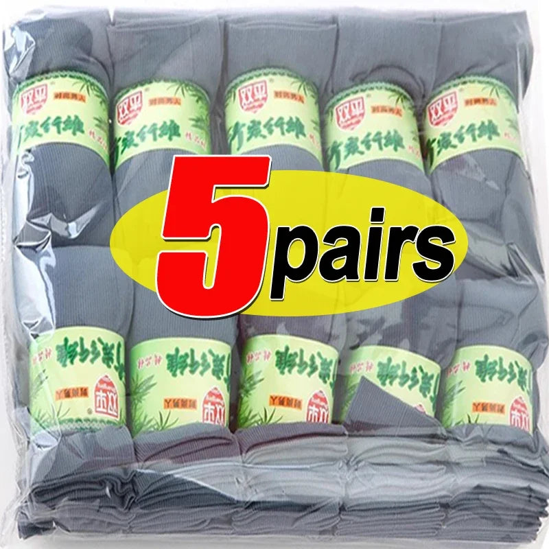 Bamboo Men Fiber Socks 10pcs
