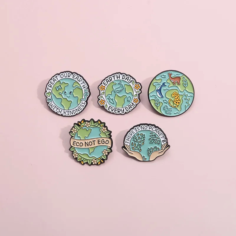 Save The Earth Pins