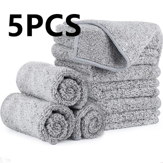 Bamboo cotton Towels 1/2/4/5Pcs