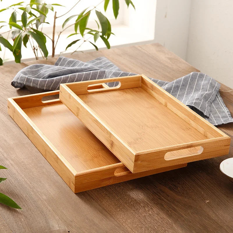 Bamboo Rectangular Tray