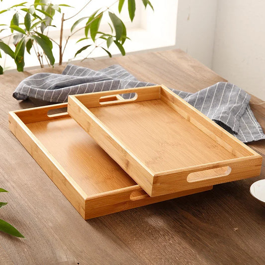 Bamboo Rectangular Tray