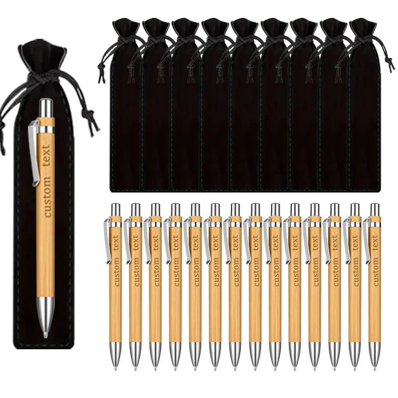 Bamboo Ballpoint Pens 12/24 Sets