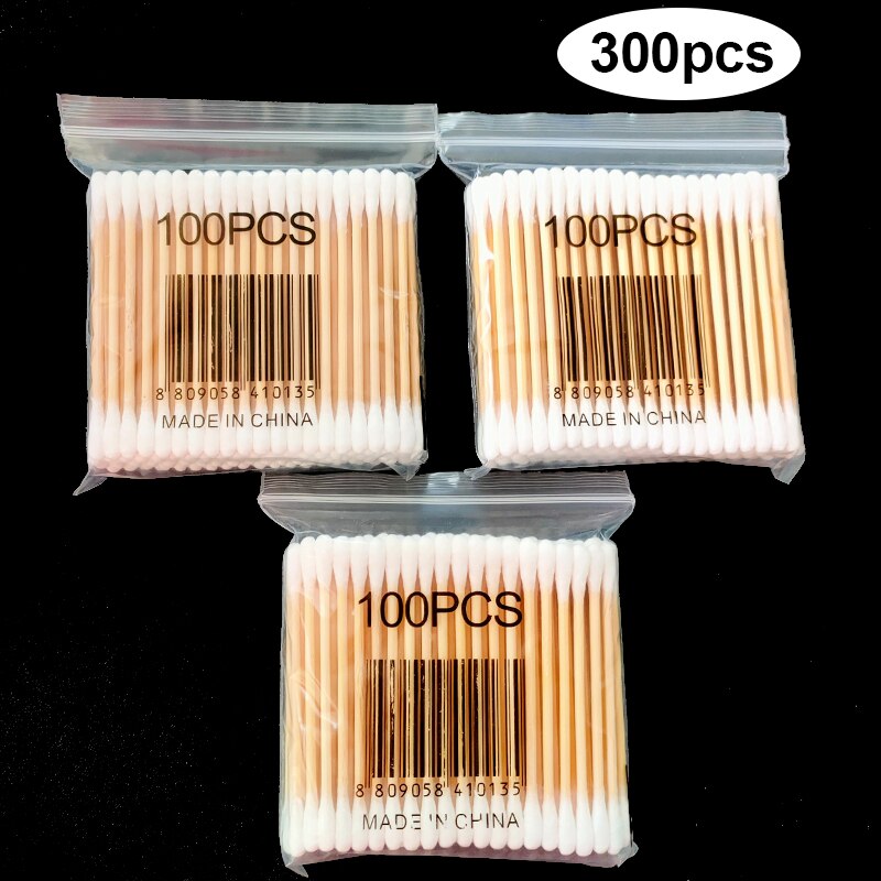 Bamboo Q-tips 500/300/100PCS Cotton Swabs
