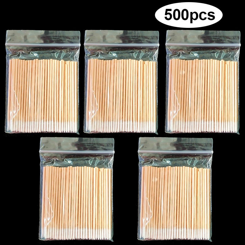 Bamboo Q-tips 500/300/100PCS Cotton Swabs